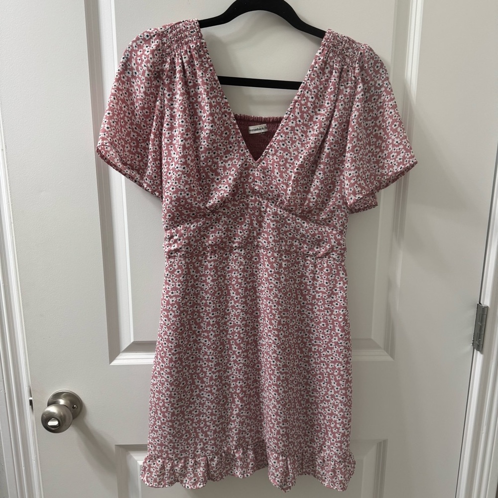 Abercrombie & Fitch Pink Floral Mini Dress